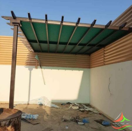 مظلات خارجية للحوش. مظلات جده مكة